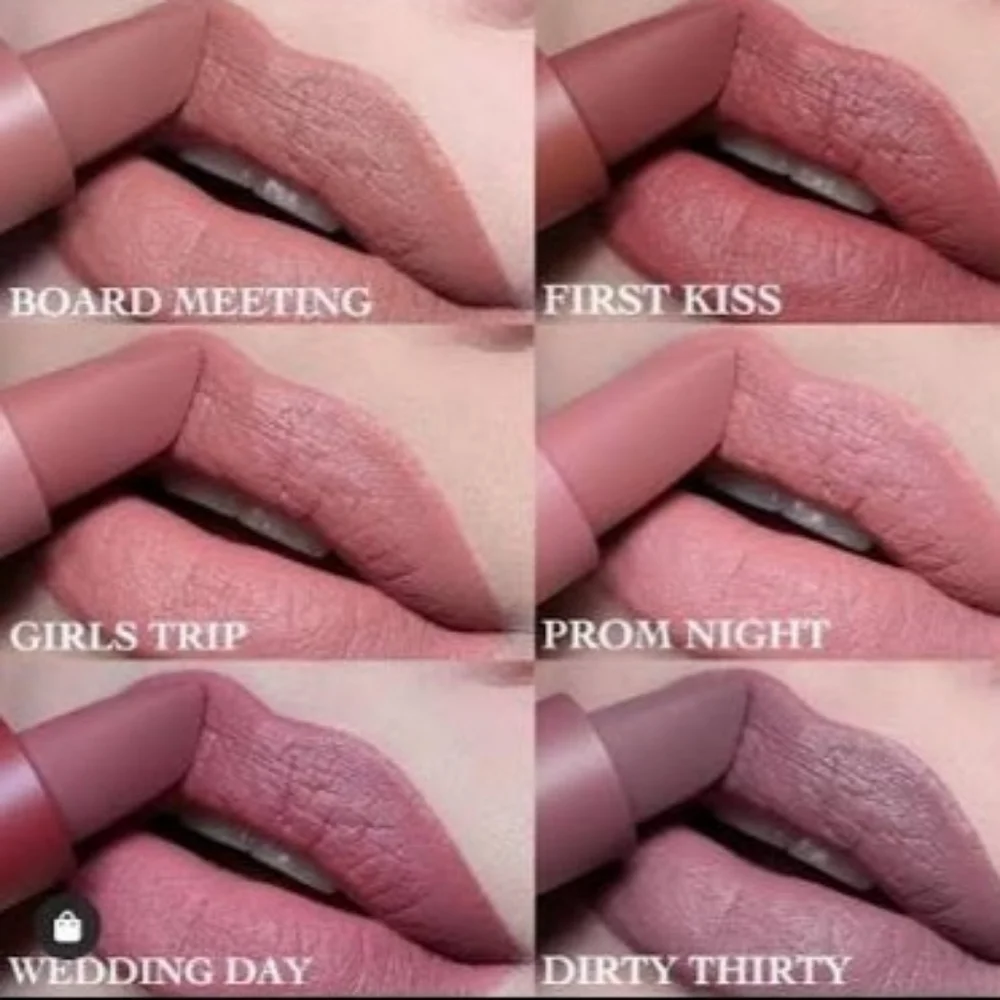 HUDA BEAUTY Girls Trip Lipstick - Cool Toned Soft Natural Pink